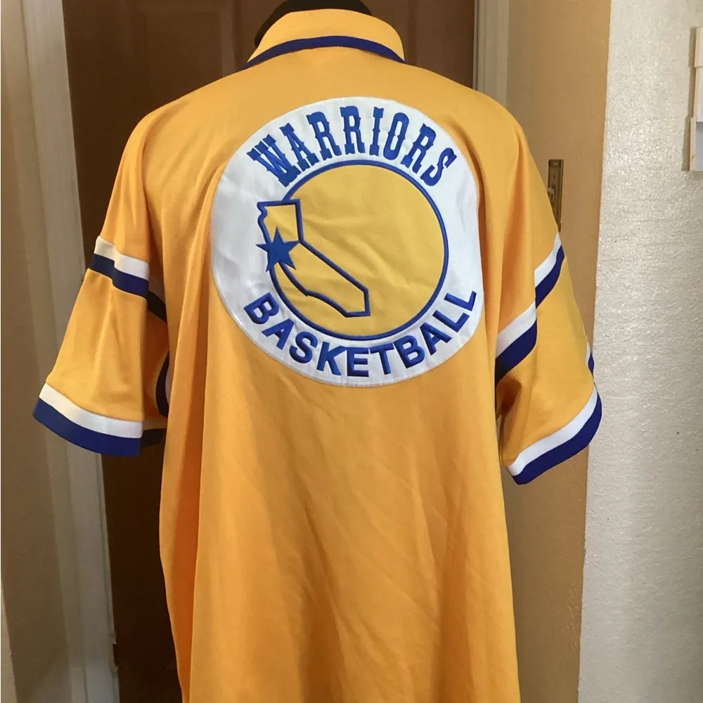 Vintage Golden State Warriors warm up jacket, size 3X.. 190 - Picture 2 of 10